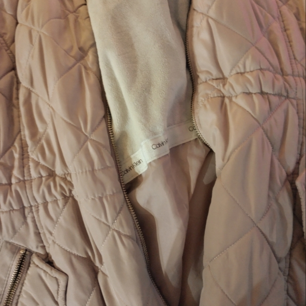 Female Calvin Klein pink jacket